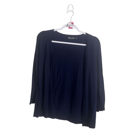 New York & Company Sweaters - New York & Company Open Front Cardigan Medium Blue
